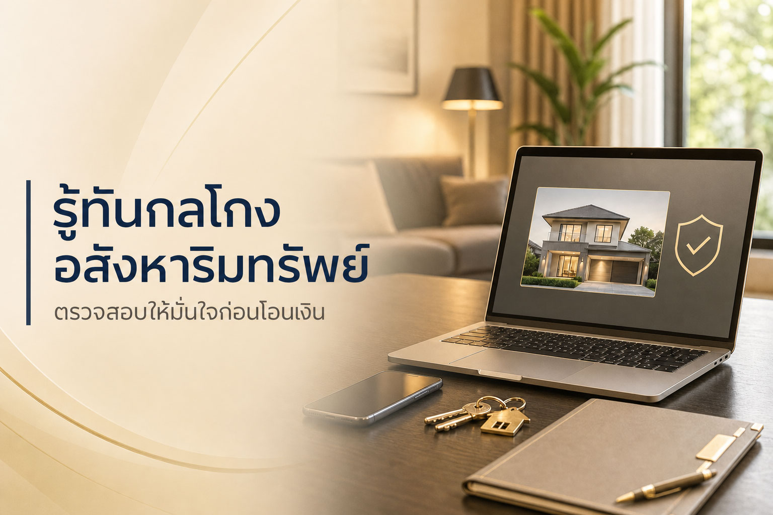 ป้องกันมิจฉาชีพเมื่อซื้อ ขาย หรือเช่าอสังหาฯ ออนไลน์