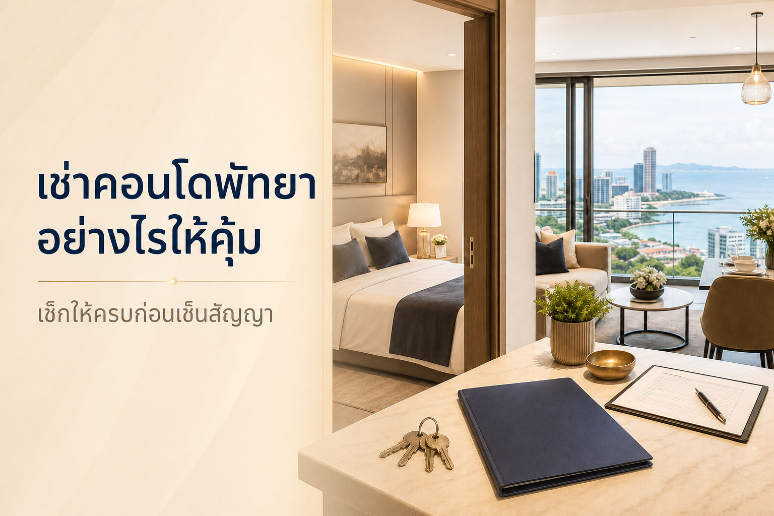 เช่าคอนโดพัทยาอย่างไรให้ได้ห้องตรงใจและลดปัญหาภายหลัง