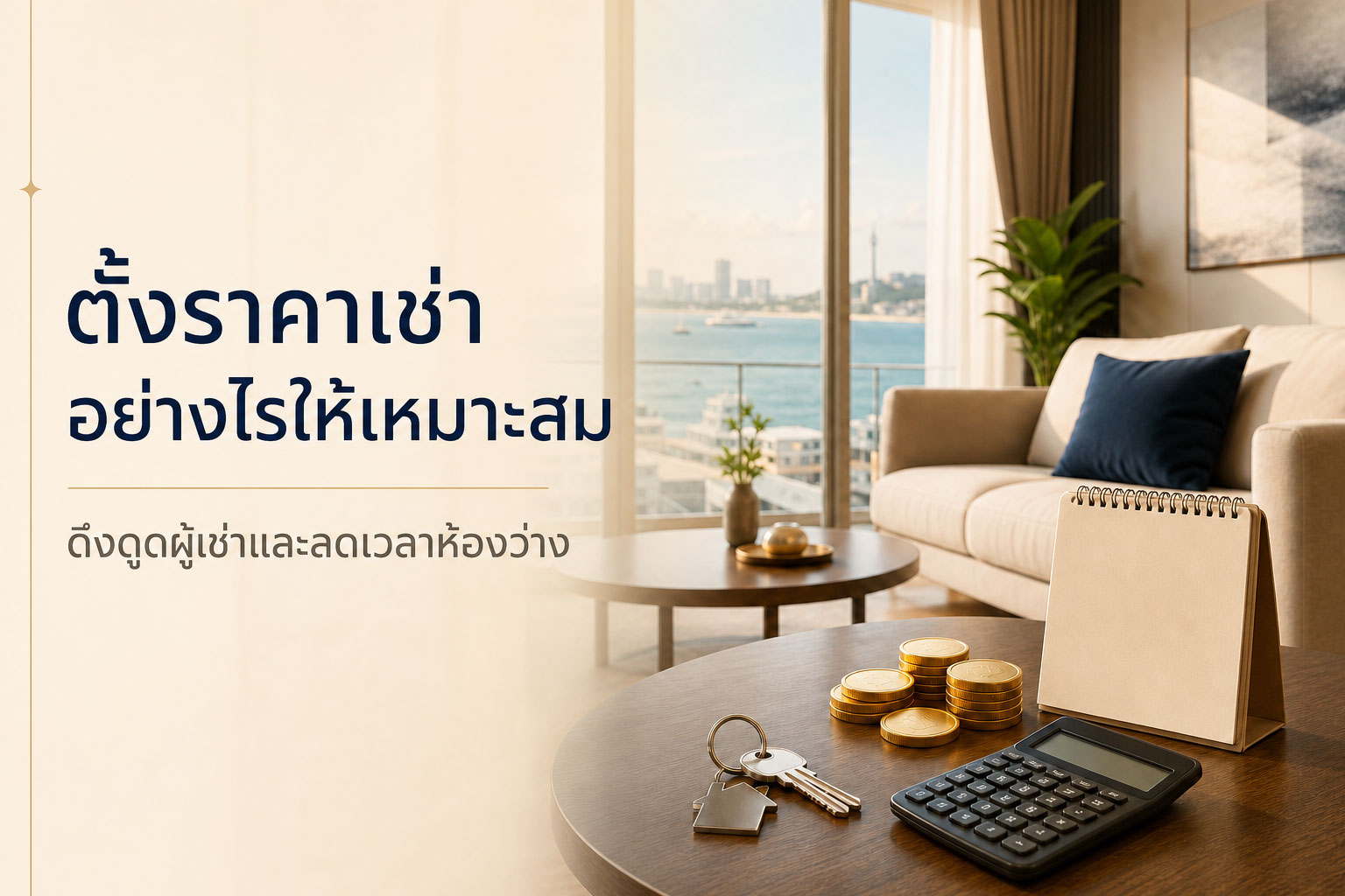 ตั้งราคาเช่าอย่างไรให้มีผู้เช่าและยังได้ผลตอบแทนเหมาะสม