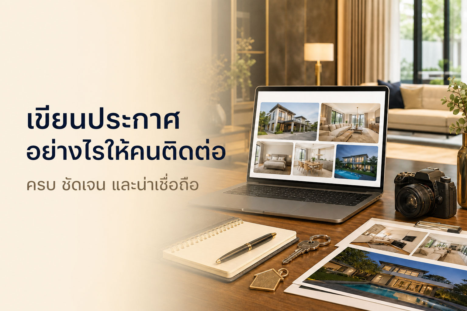 เอกสารและข้อมูลที่ควรเตรียมก่อนลงประกาศอสังหาฯ